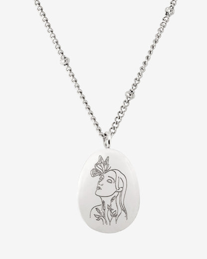 Tender Grace Necklace Silver