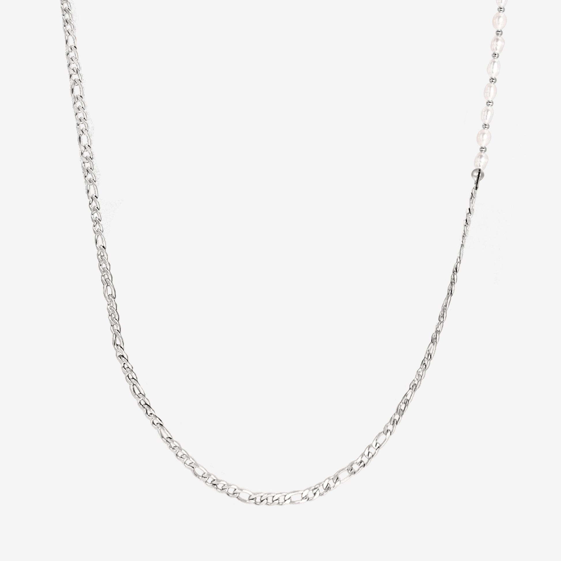 Pearly Sunglasses Chain Silver