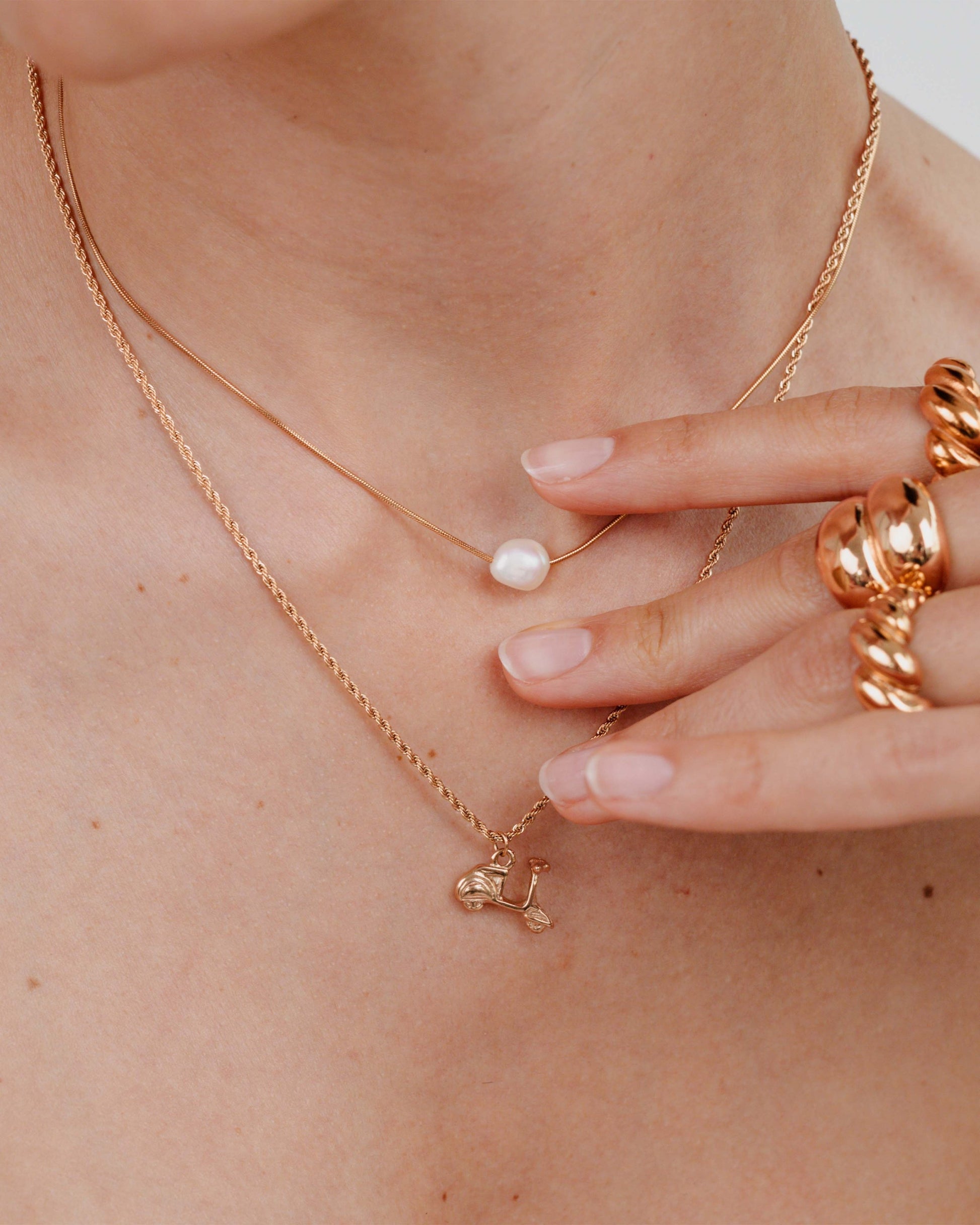 Voyage Necklace Rose Gold