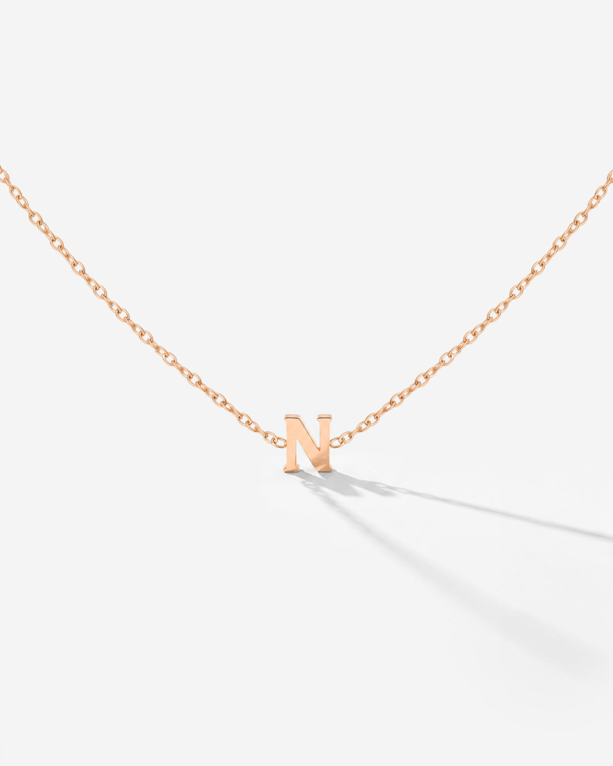 Tiny Letter Necklace