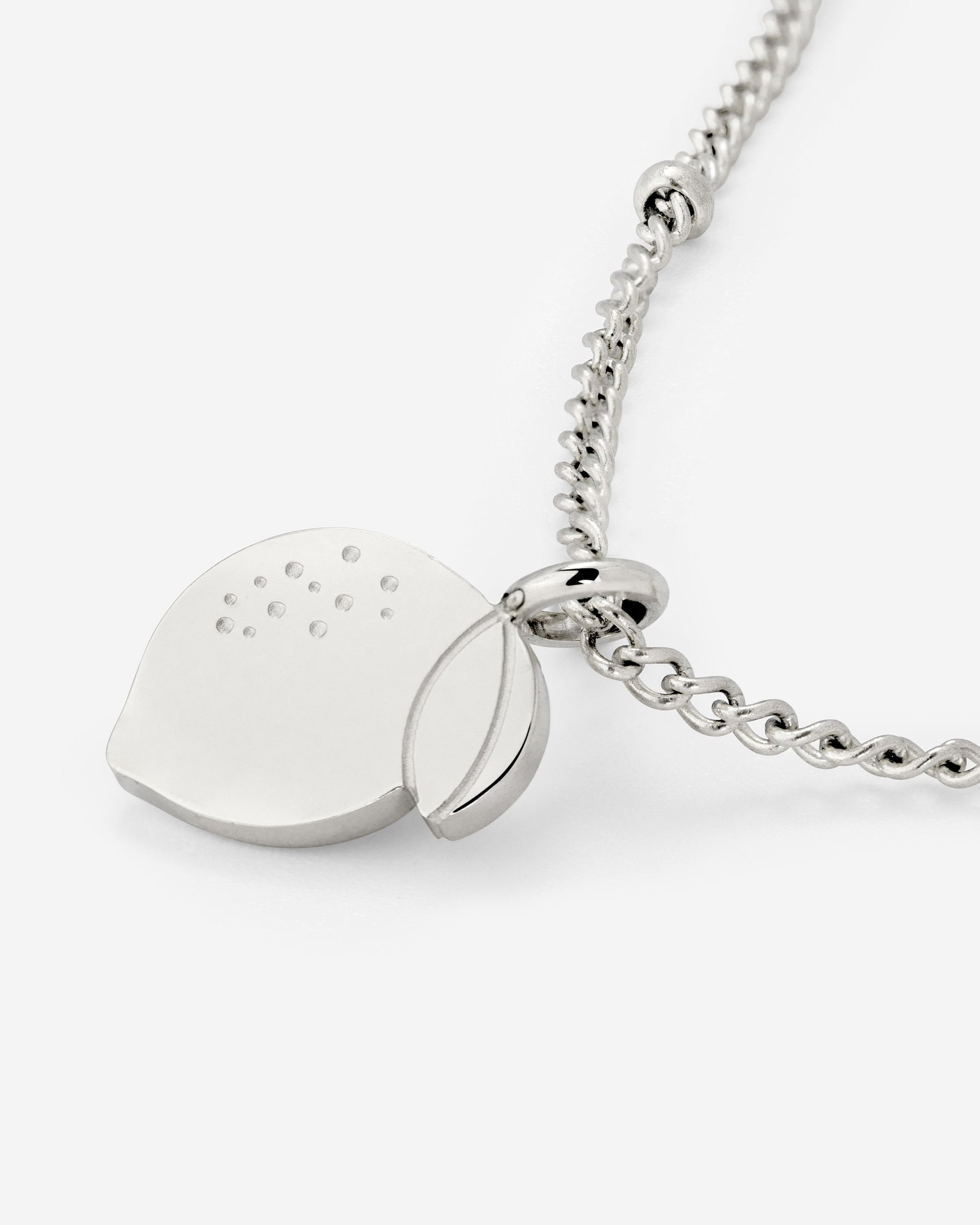When Life gives you Lemons Necklace Silver