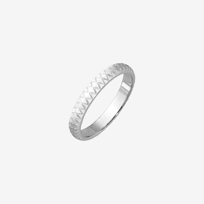 Cute Pattern Ring Silver