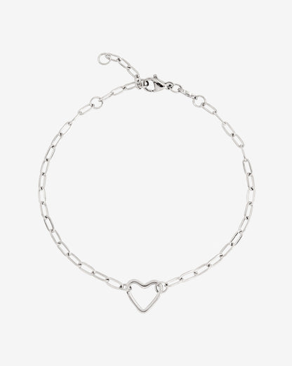 Loving Heart Bracelet Silver