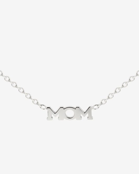 Mom Forever Necklace Silver