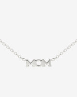 Mom Forever Necklace Silver