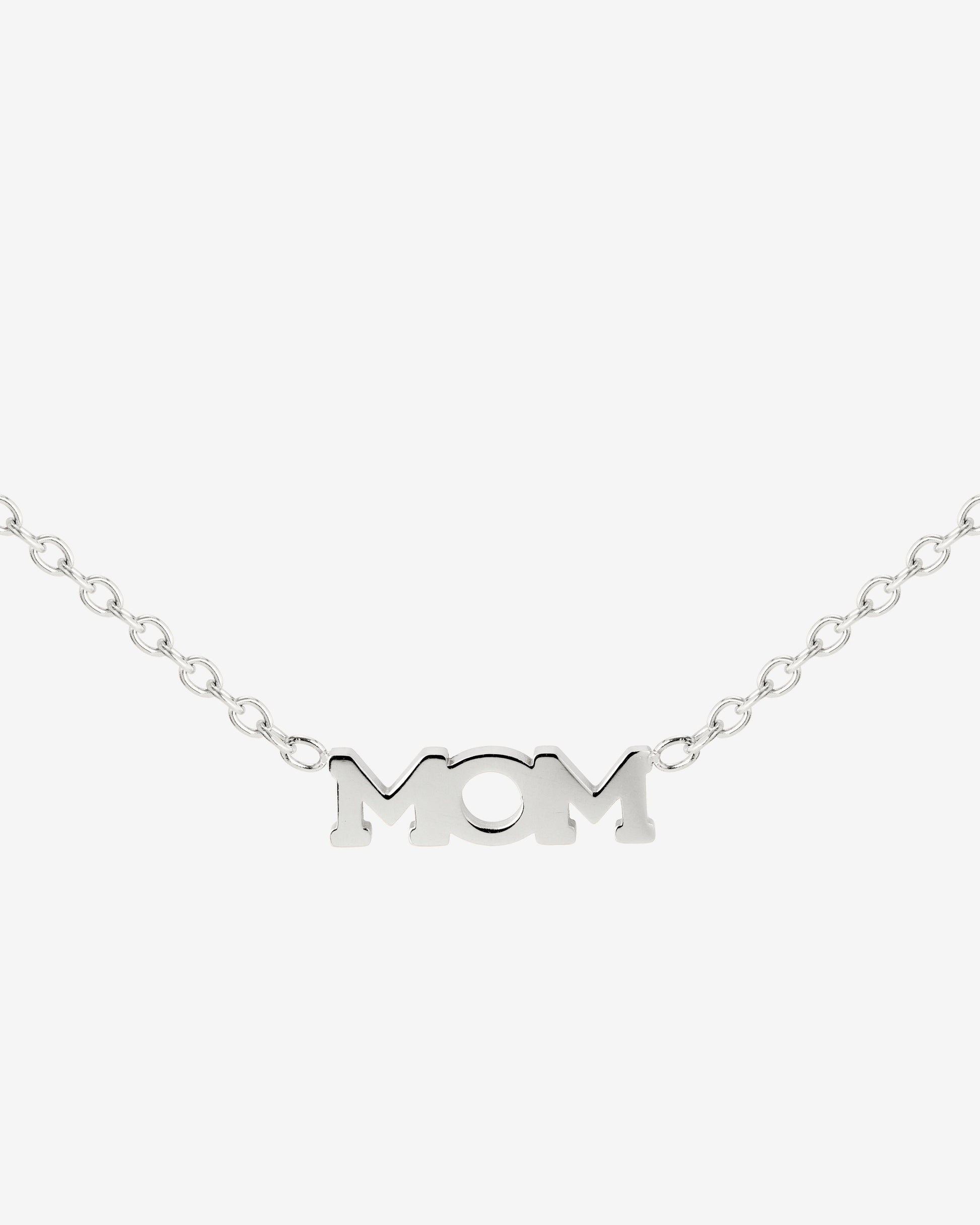 Mom Forever Necklace Silver