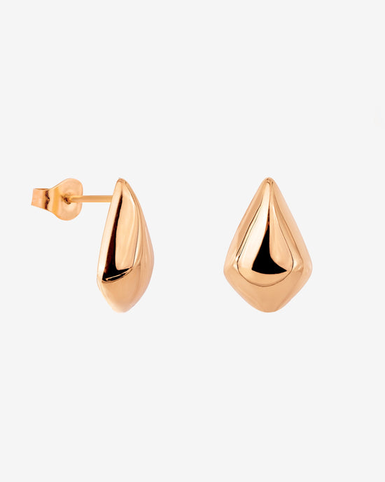 Happy Tears Studs Rose Gold