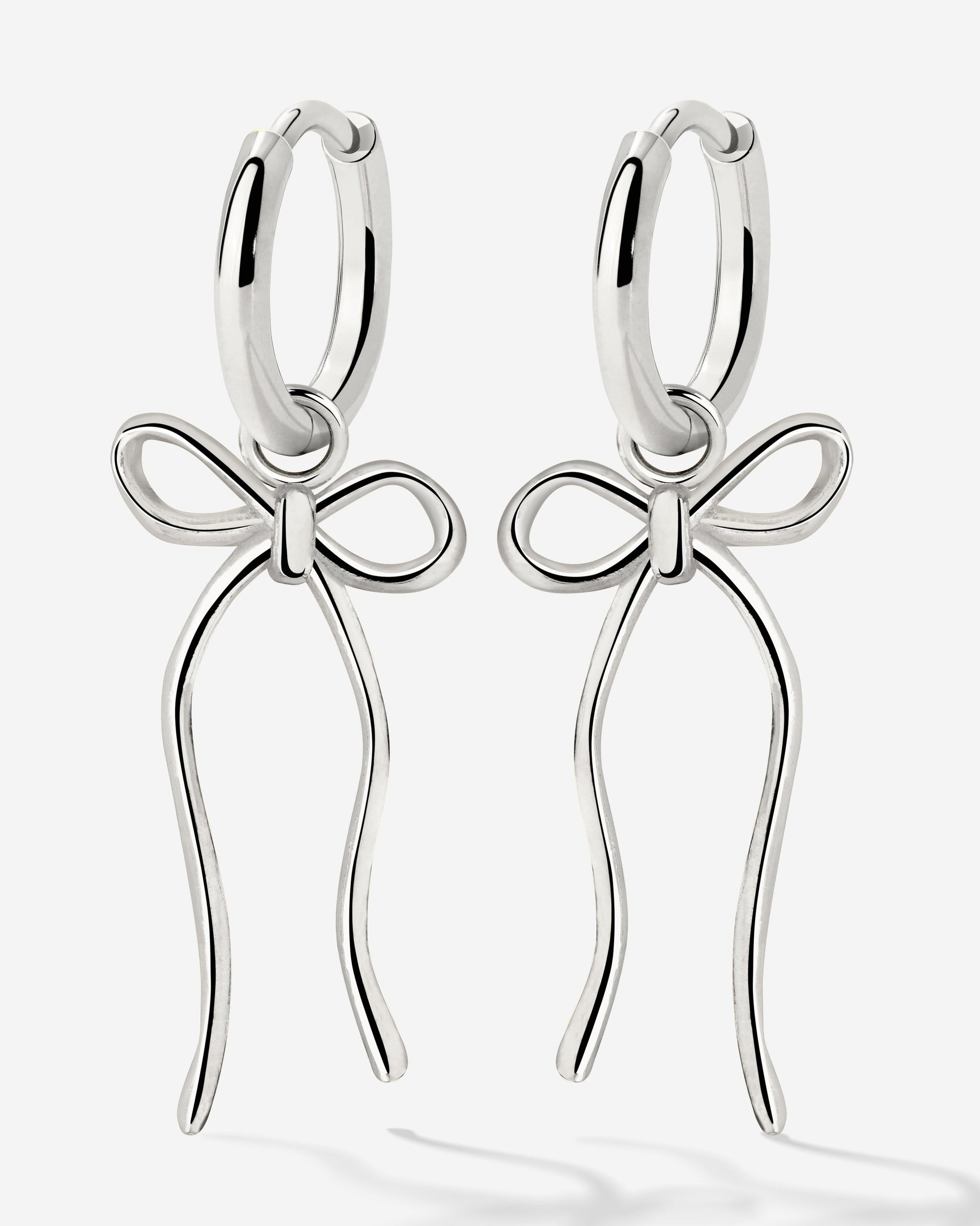 Lovely Loop Hoop Set Small Silver