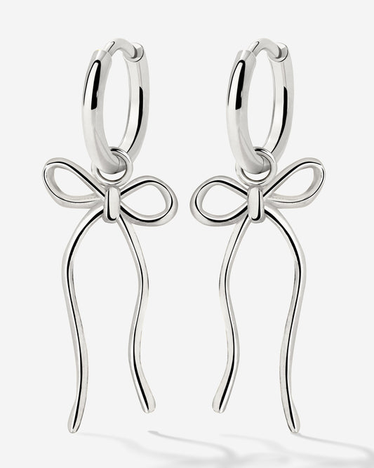 Lovely Loop Hoop Set Small Silver
