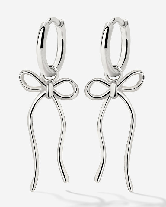 Lovely Loop Hoop Set Small Silver