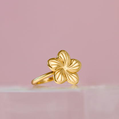 Floral Glow Ring Rose Gold