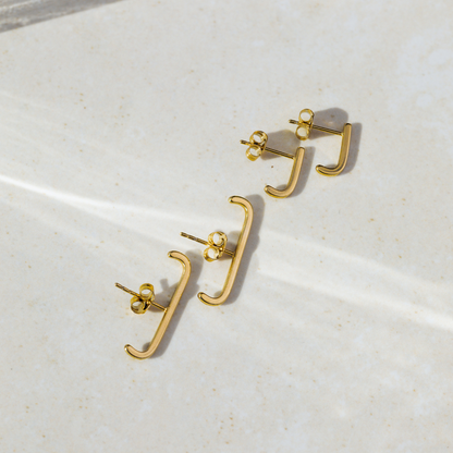 Soft Line Studs Gold