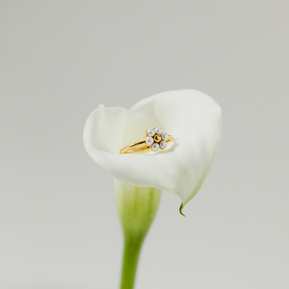 Daisy Ring Silver