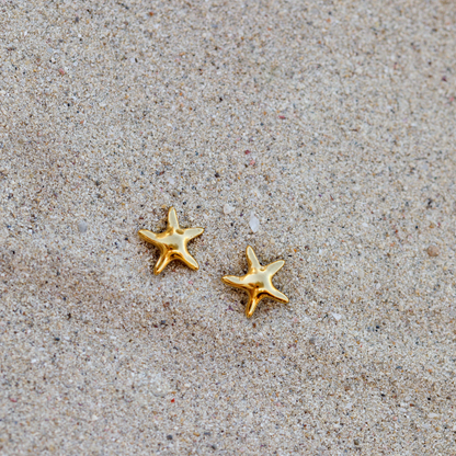 Sea Star Studs Rose Gold