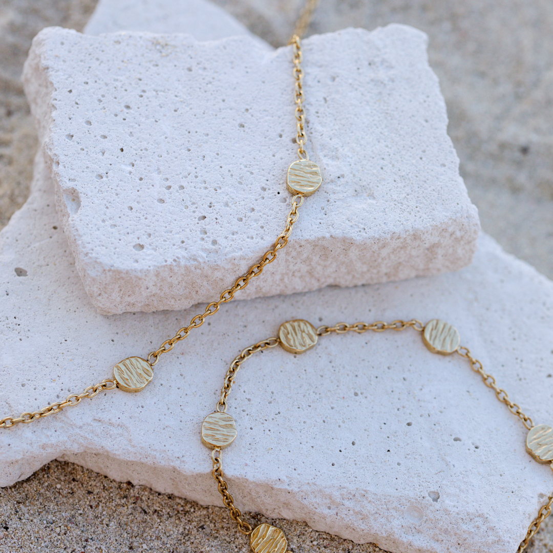 Boho Coin Necklace Gold