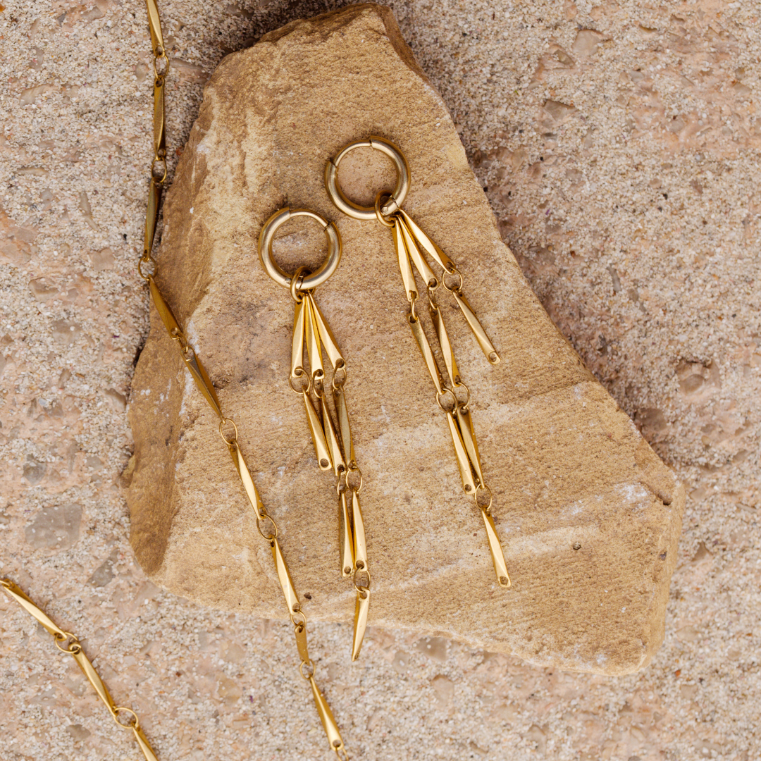 Wind Chime Hoop Set Baby Gold
