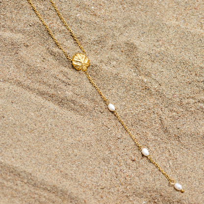 Ocean Lovers Y-Necklace Rose Gold