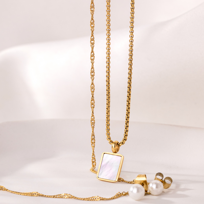 Slim Singapore Necklace Gold