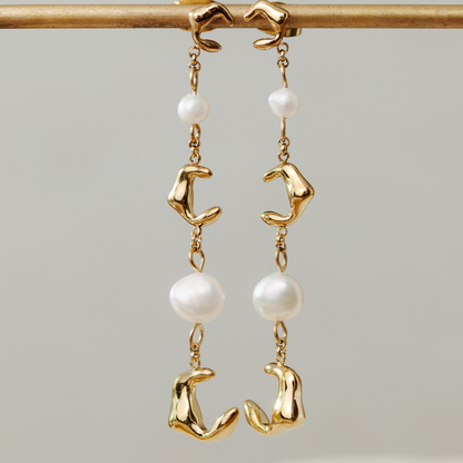 Abundant Anna Earrings Rose Gold