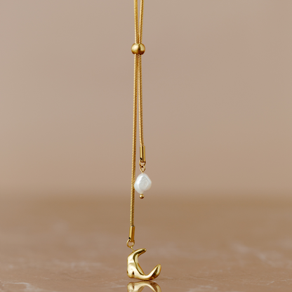 Joyful Jule Y-Necklace Rose Gold