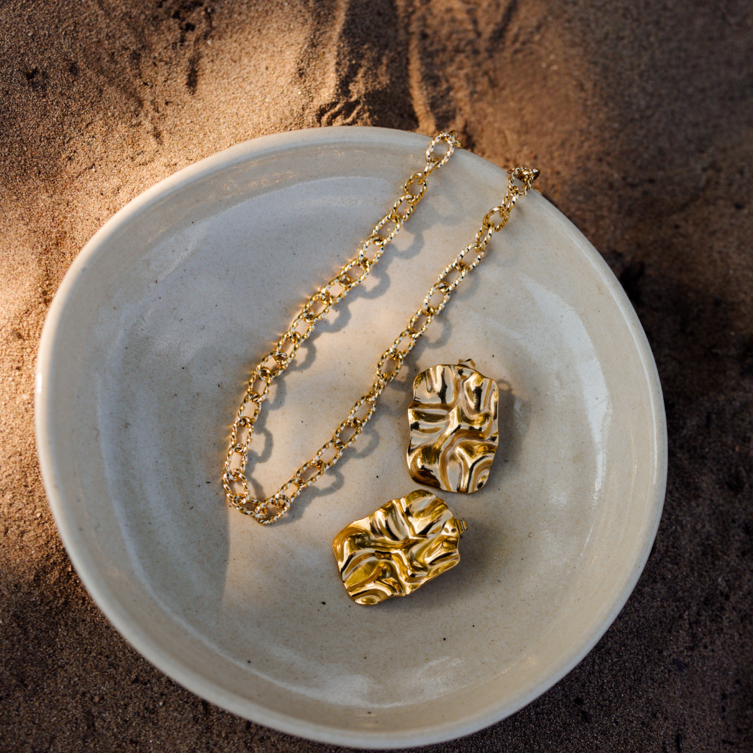 Fata Morgana Studs Rose Gold