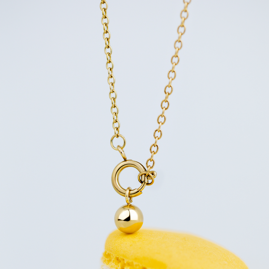 Bubbly Classic Chain Necklace Set Gold