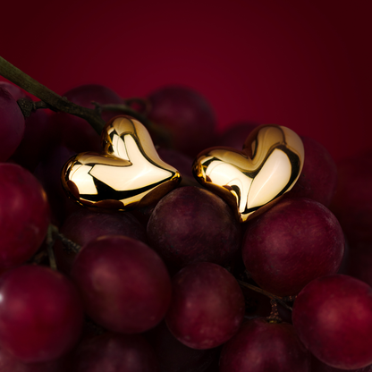 Heartie Studs Silver