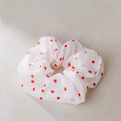 FREE Shimmering Scrunchie Medium Hearts