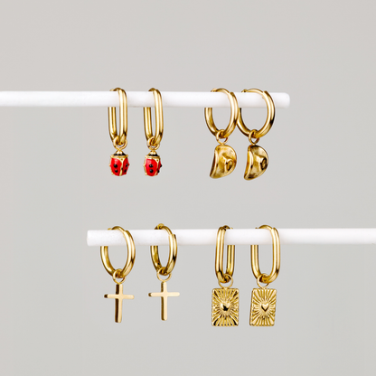 Yeehaw Hoop Set Small Roségold