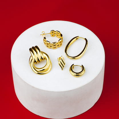 Lustrous Studs Silber