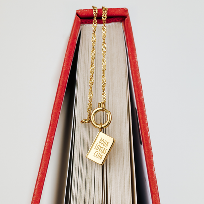Book Lovers Club Singapore Chain Necklace Set Roségold