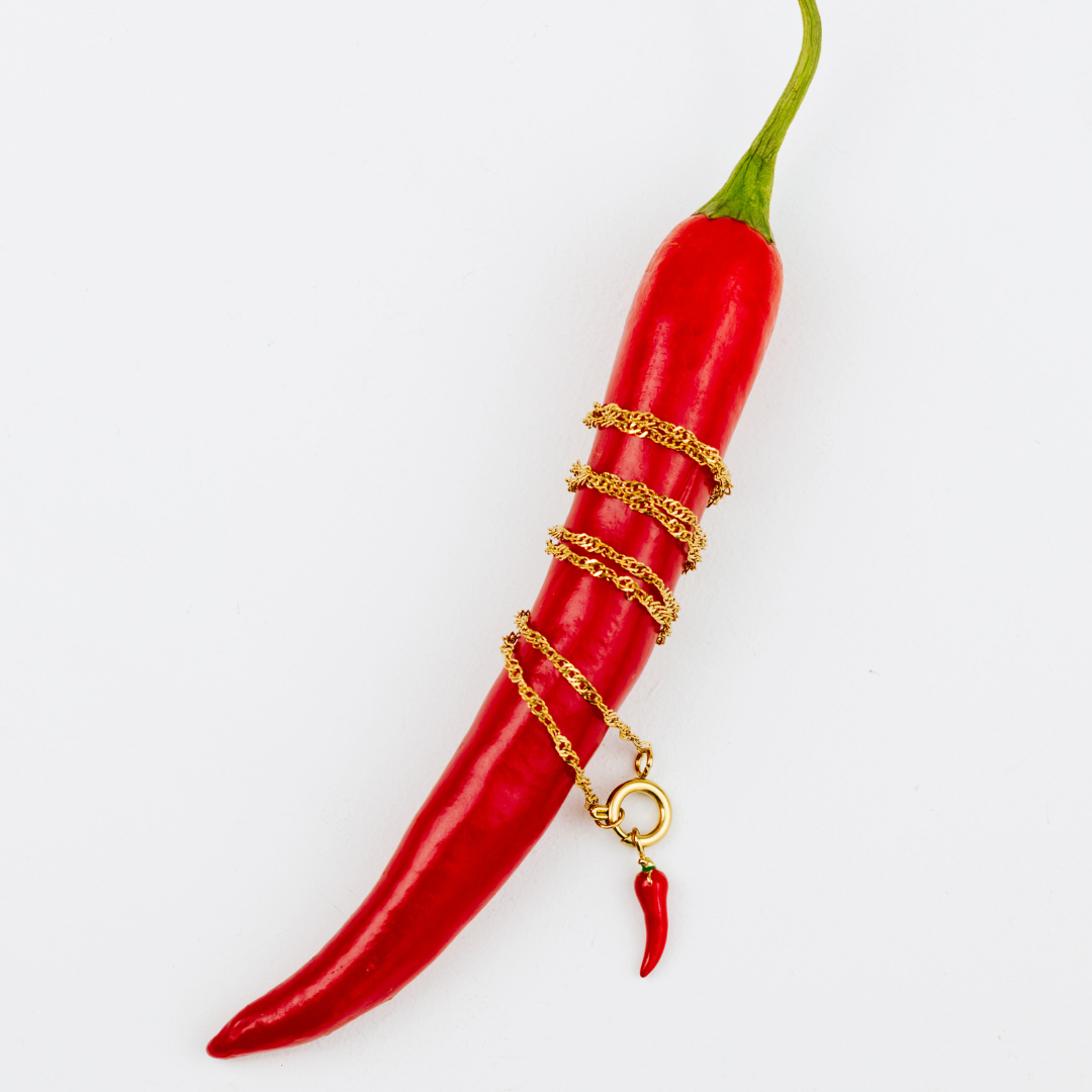 Chili Singapore Chain Necklace Set Silber