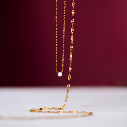 Dream Pearl Choker Rose Gold