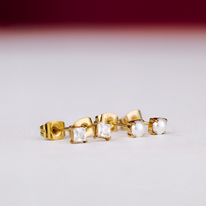 North Star Studs Gold