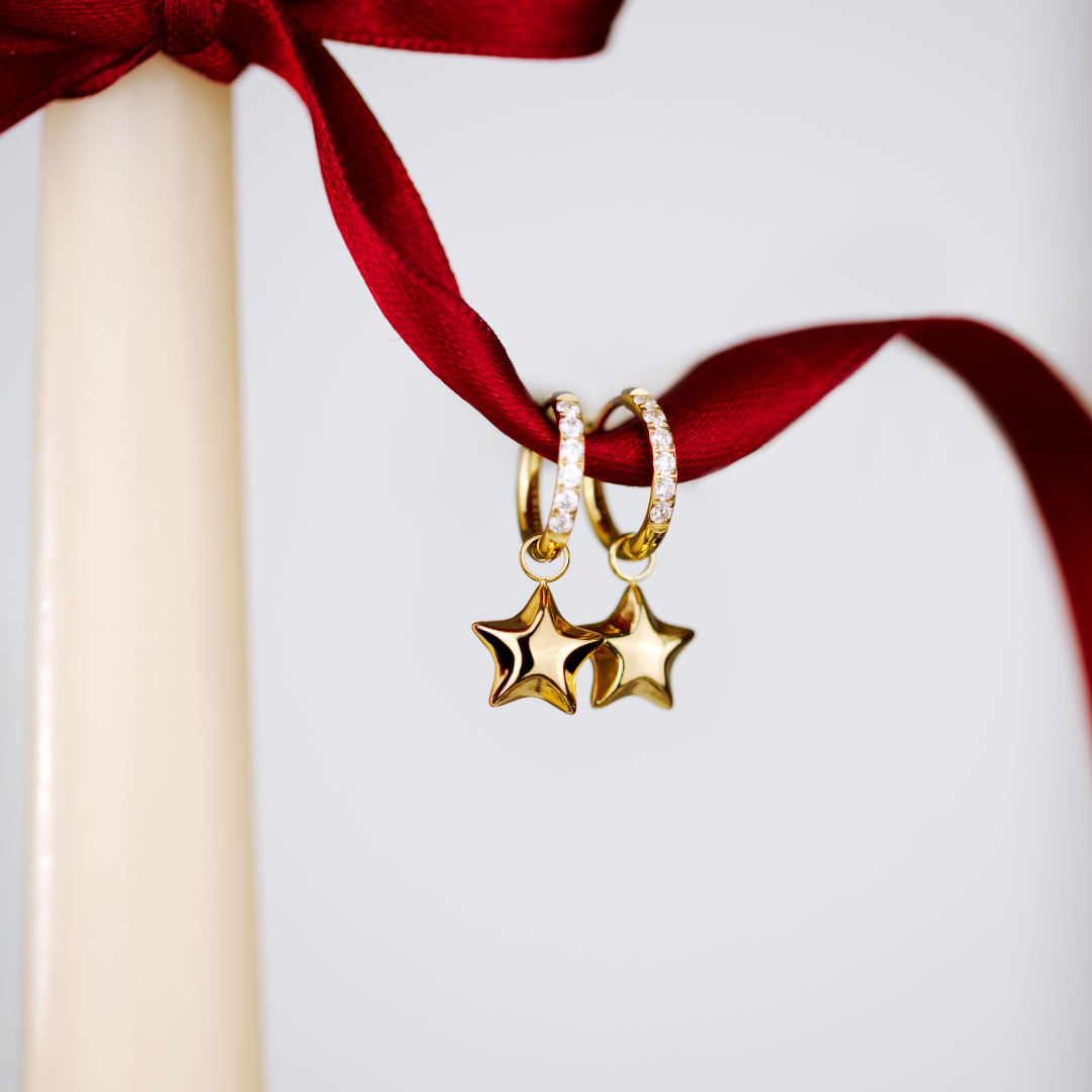 Nova Glimmer Hoop Set Small Gold