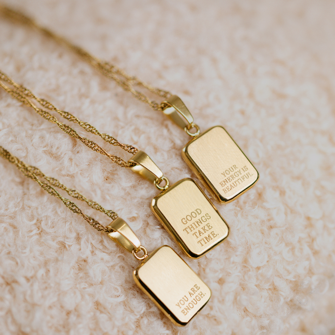 Your energy is beautiful Necklace Rose Gold