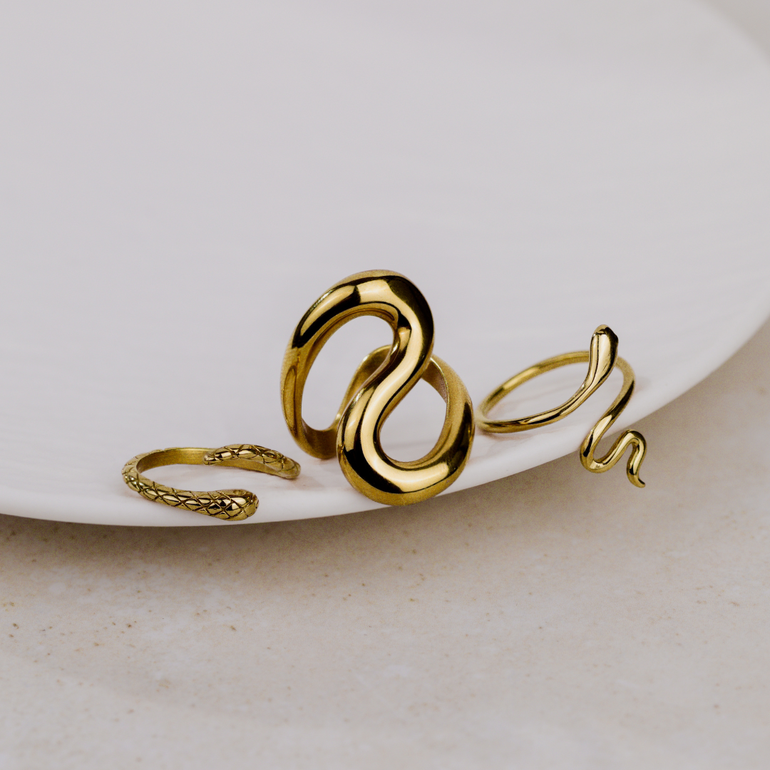 Coiled Ring Rose Gold