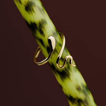 Slim Snake Ring Gold