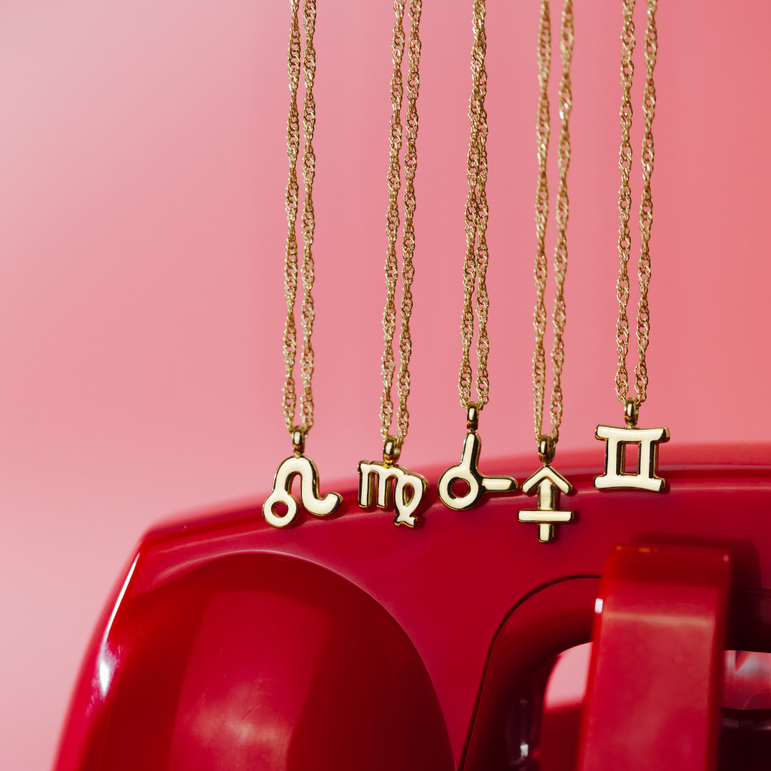 Taurus Bubble Necklace Gold