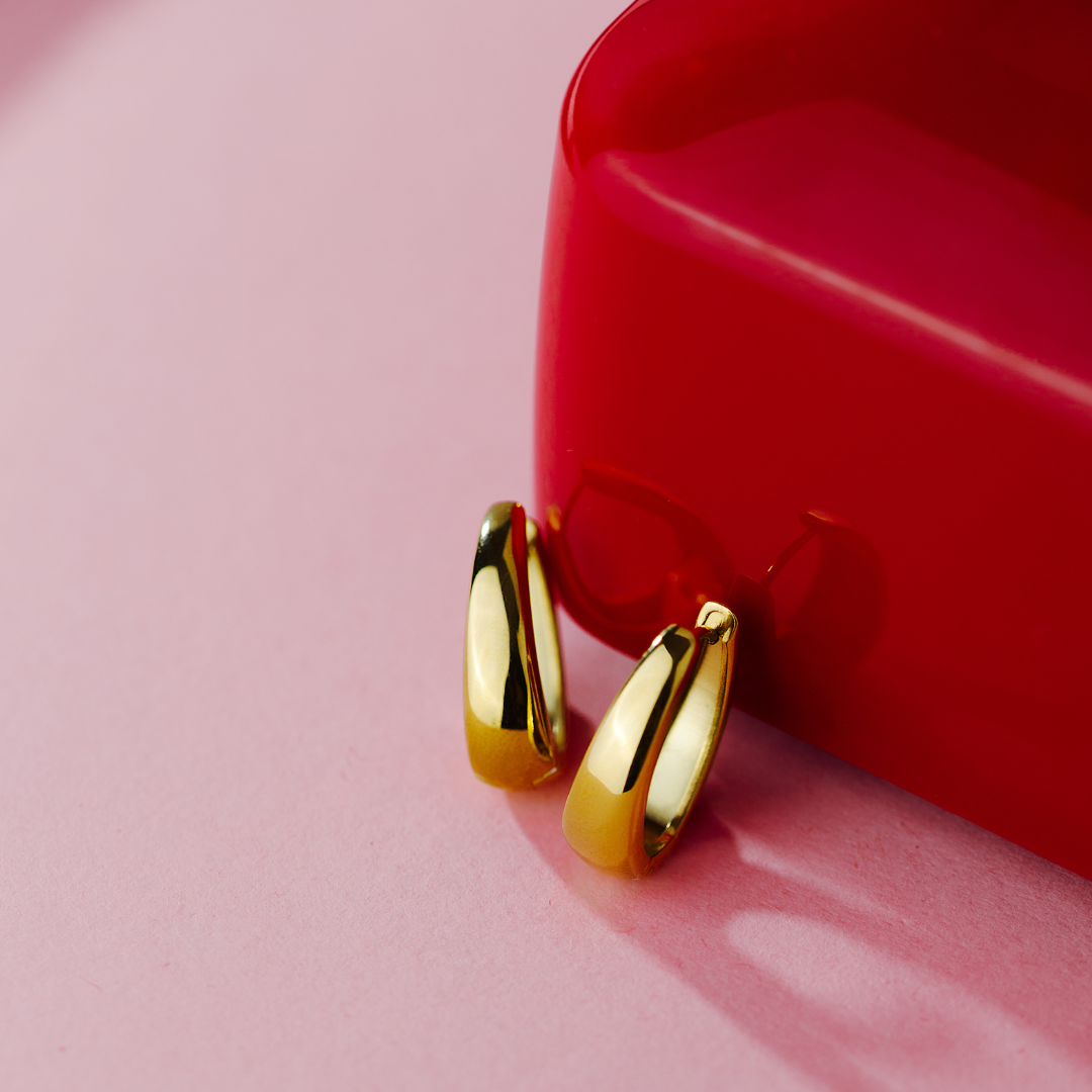 Seeker Hoops Medium Gold