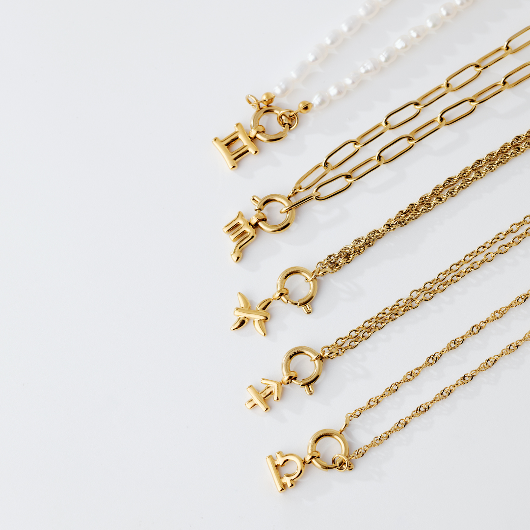 Bubble Zodiac Necklace Charms