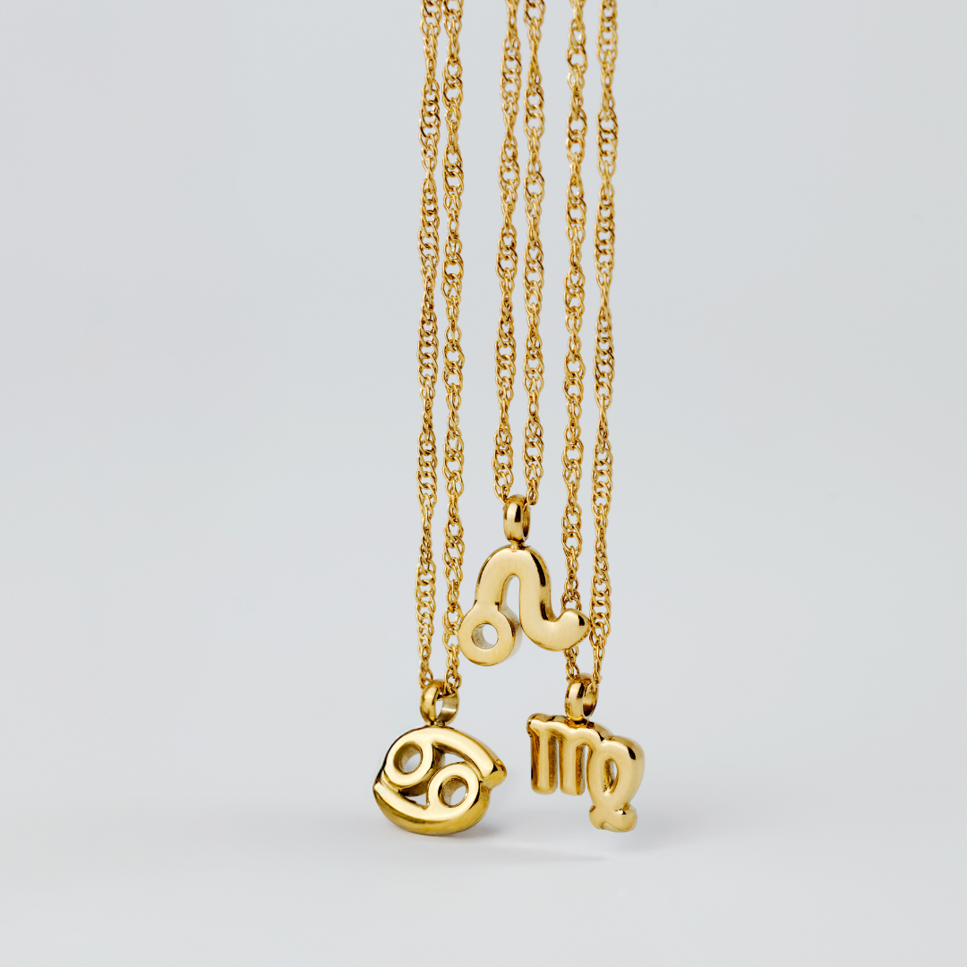 Leo Bubble Necklace Rose Gold