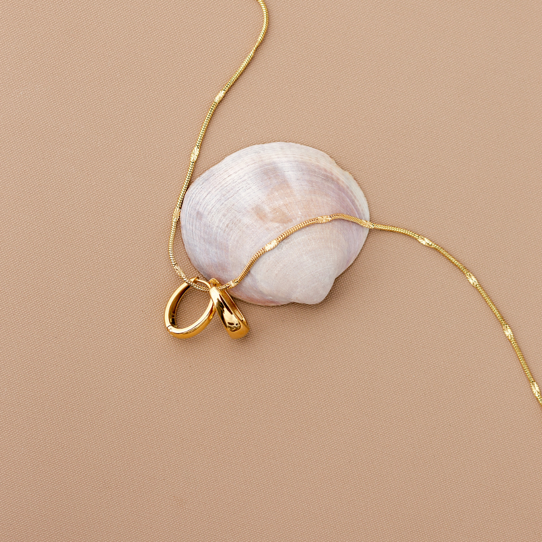 Sun Ray Necklace Rose Gold