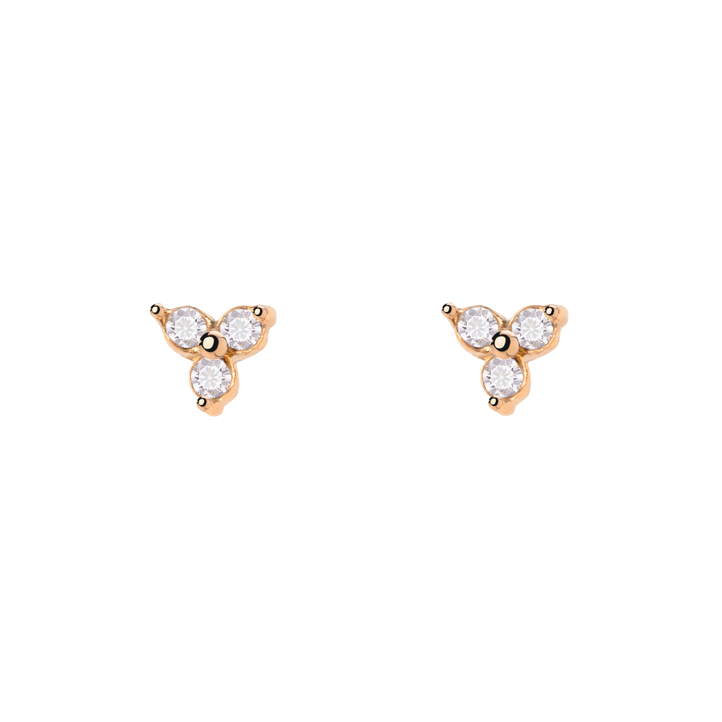 Luz Studs Rose Gold