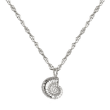 Shell Seeker Necklace Silver