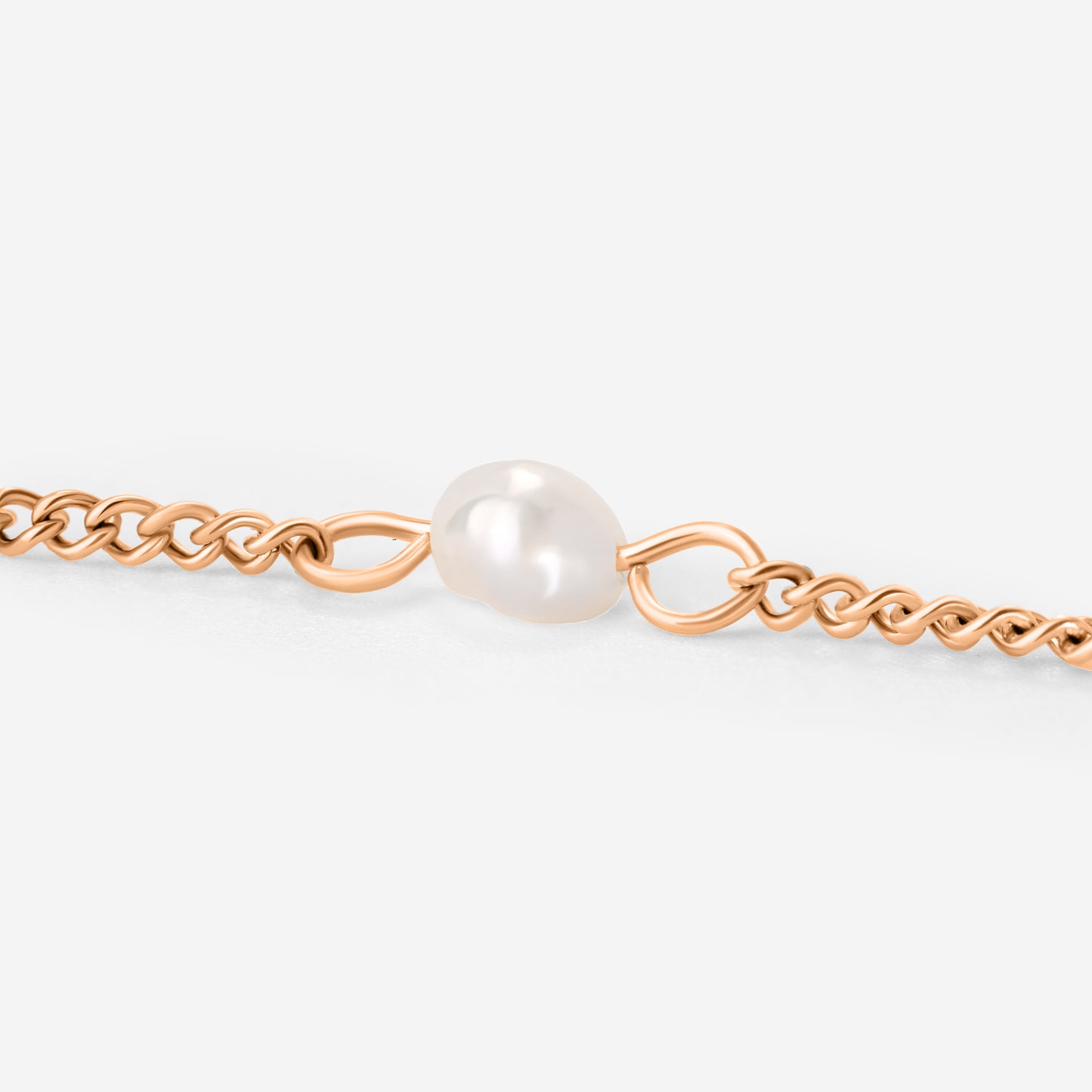 Pearl after Pearl Choker Rose Gold