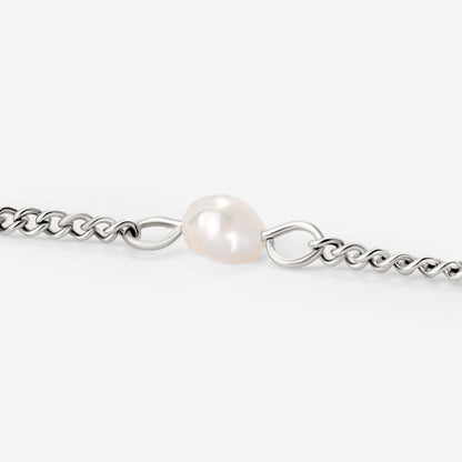 Pearl after Pearl Choker Silver