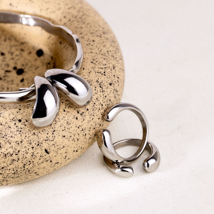 Huggie Ring Rose Gold