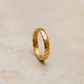Flat Stripe Ring Gold