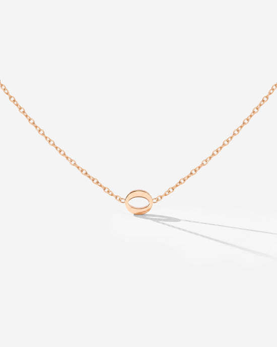 Tiny Letter Necklace